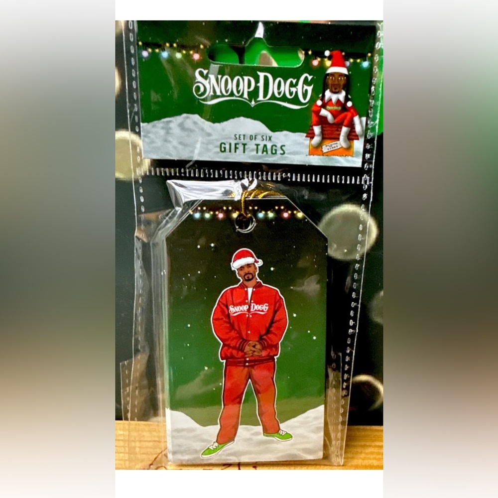 New Snoop Dogg Christmas Holiday Gift Tags Snoop on the Stoop Hood Standing